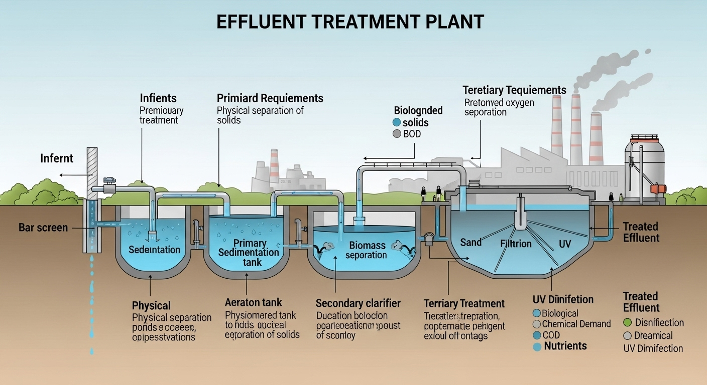 What Is Effluent Treatment Plant and Treatment Requirement?